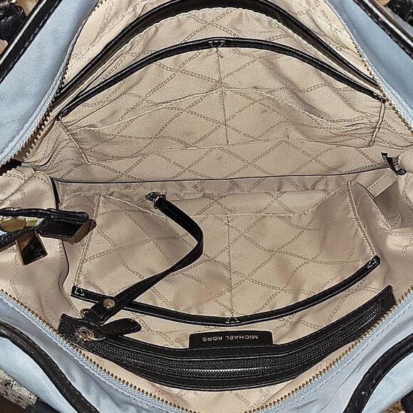 Michael Kors Leila Large Pale blue Tote Studded Straps - Picture 12 of 14